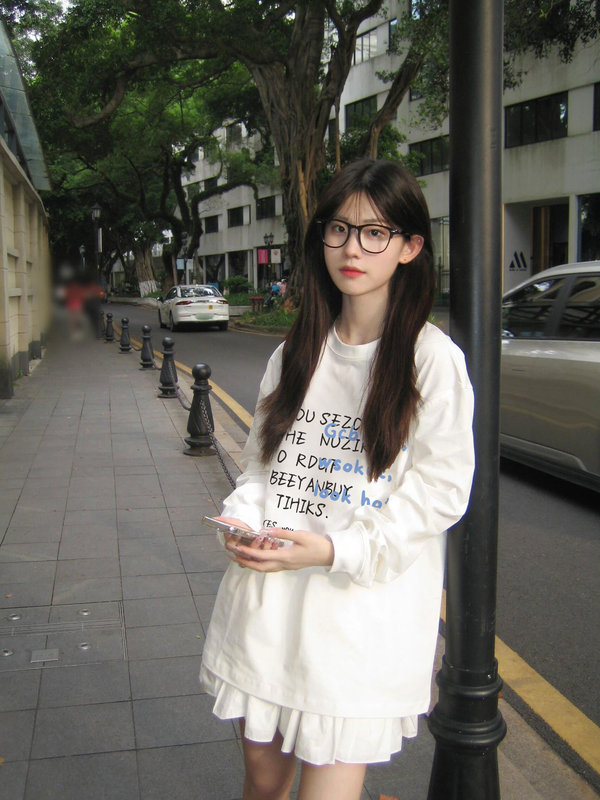 胖mm韩系chic慵懒休闲白色打底衫秋季2025新款独特大码长袖t恤女|undefined