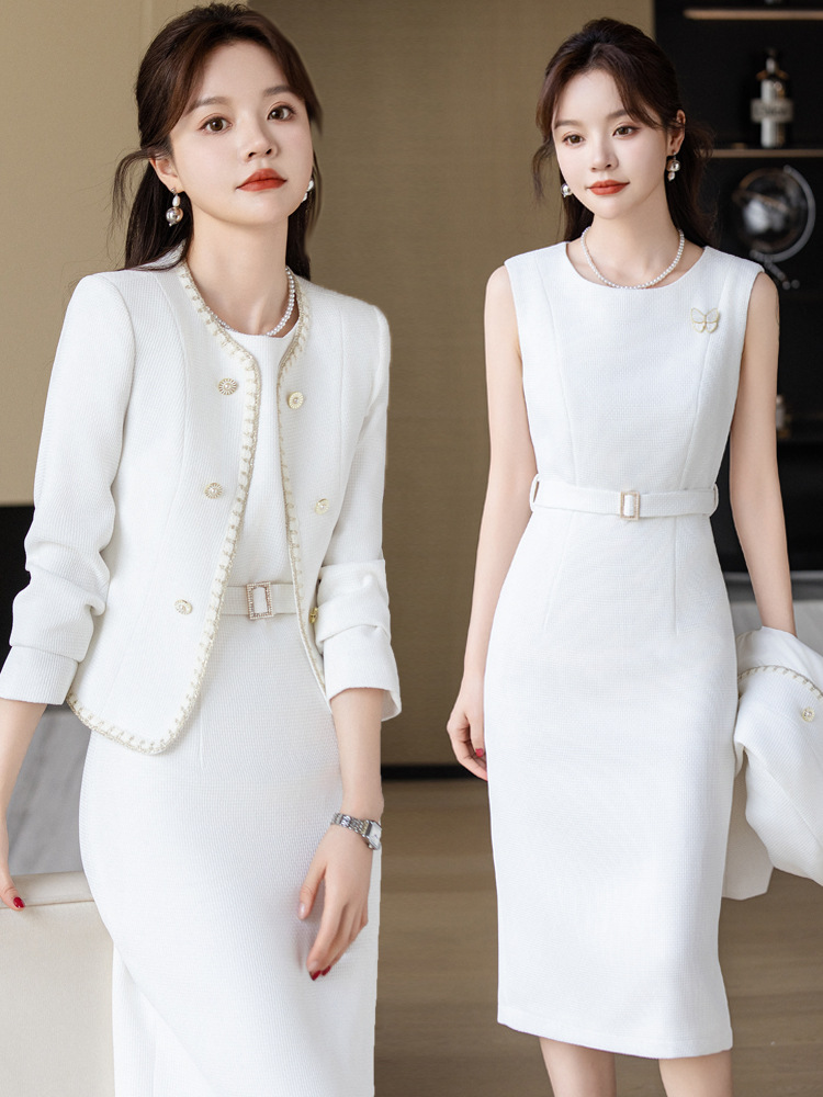 White spring jacket