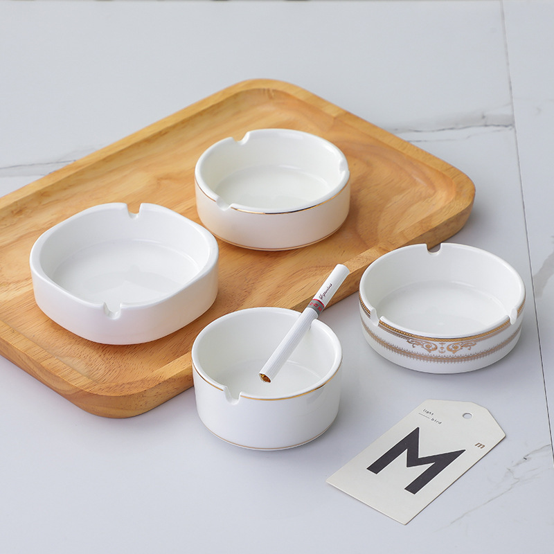 Hotel Hotel Pure White Ashtray Phnom Penh Ceramic Cigarette Cup Restaurant Hotel Hotel Ashtray Support logo Hotel Hotel Pure White Ashtray Phnom Penh Ceramic Cigarette Cup Restaurant Hotel Hotel Ashtray Support logo