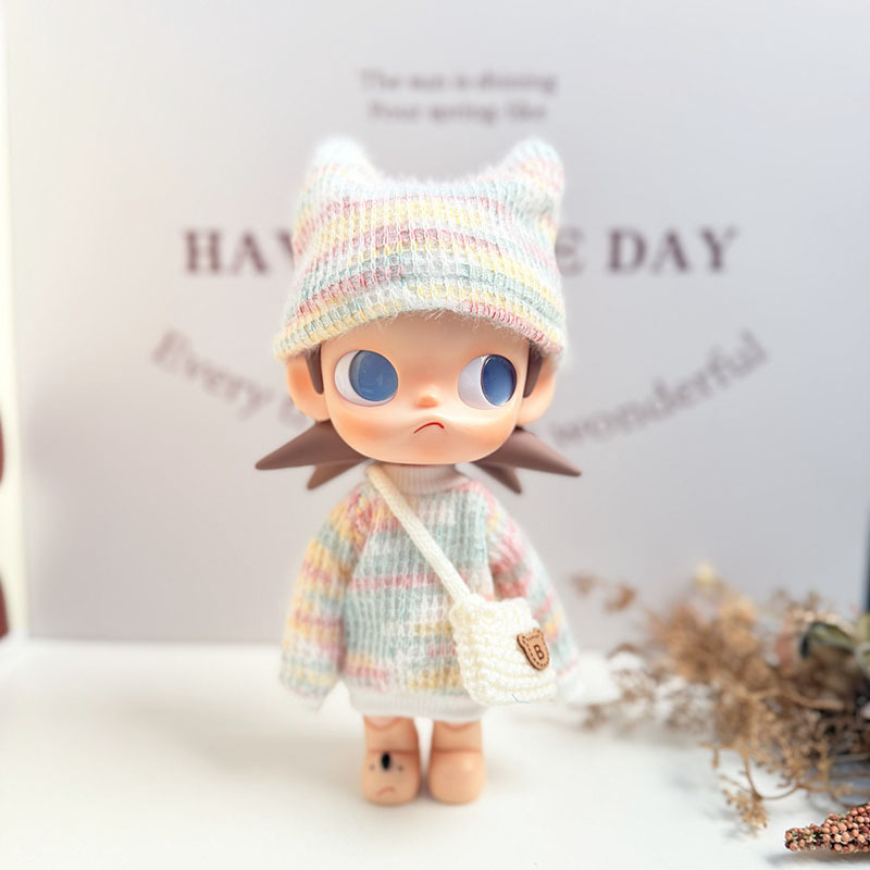 Zsiga's Dream Place Baby Clothes Bjd 1/8 Points 20cm Movable Doll Gazi Sister Baby Clothes Ice Blue Aurora Snow Suit