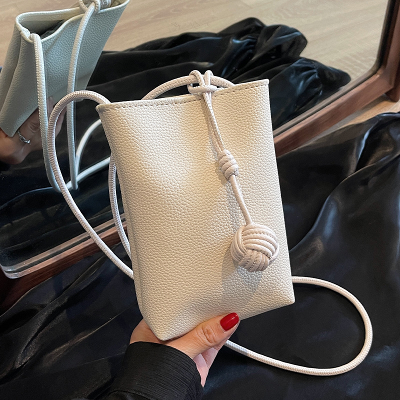 Bolso de mujer, estilo nicho, mini bolso, nuevo estilo, bolso sencillo e informal para teléfono móvil, moda coreana, bolso cruzado versátil