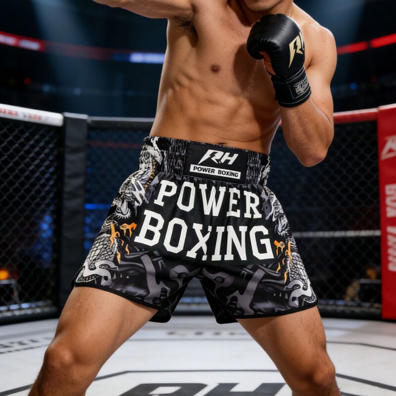 [Limited Time Offer] Muay Thai Shorts for Fighting, Sanda, Boxing, Fitness, Mma Sports, Professional Training for Men and Women
