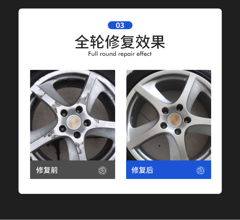 Car Wheel Hub Touch-Up Paint Pen, Special Repair Paint Pen for Wheel Hubs, Scratch Repair Tool for Quick Scratch Repair