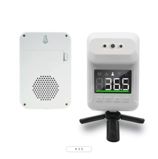 升级版k3s红外线非接触式壁挂式自动测温仪可测零下20°语音播报
