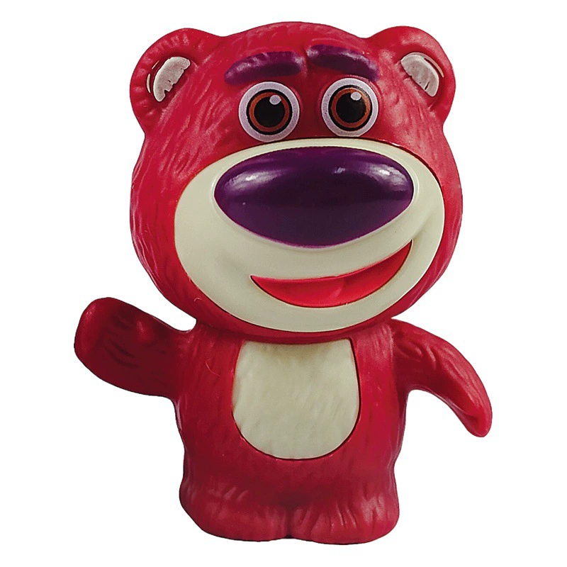 Клубничный милый медведь в Корейском стиле, украшения для выпечки торта, медведь, шапка на день рождения, детская вечеринка