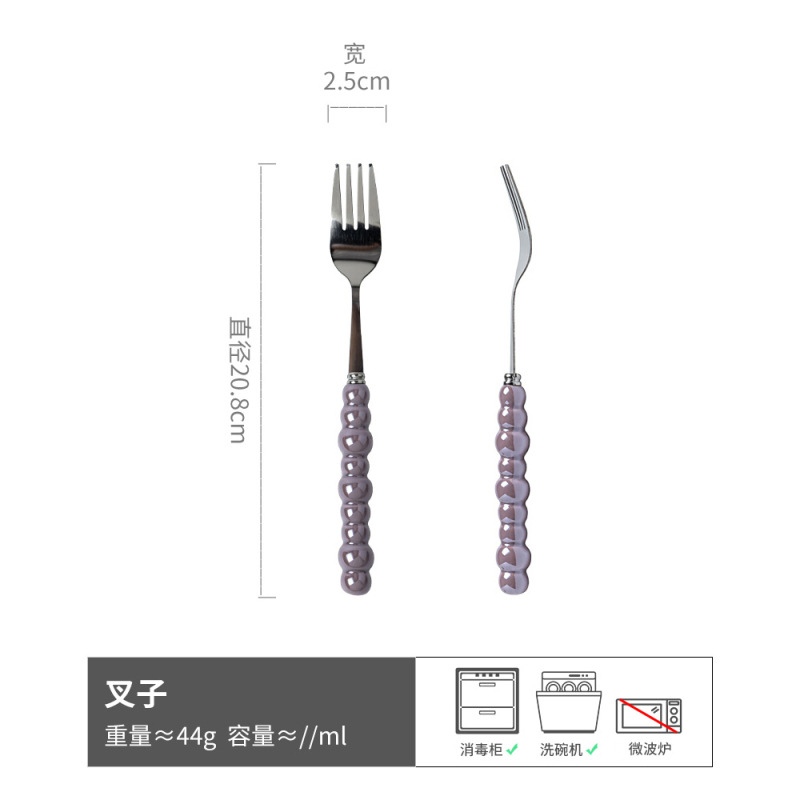 Cuchara de estilo simple retro Tenedor de acero inoxidable vajilla tenedor cuchara de postre cuchara de sopa cuchara de filete occidental tenedor cuchara al por mayor