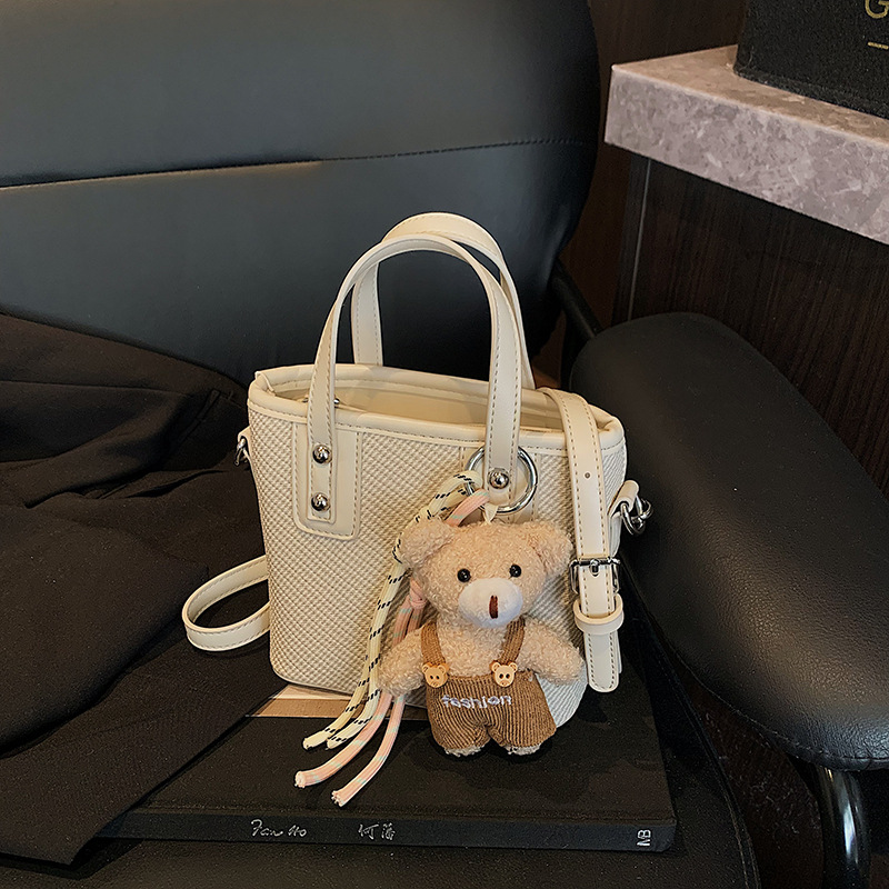 Borsa donna in tela, borsa a tracolla elegante e moderna_voghion.com
