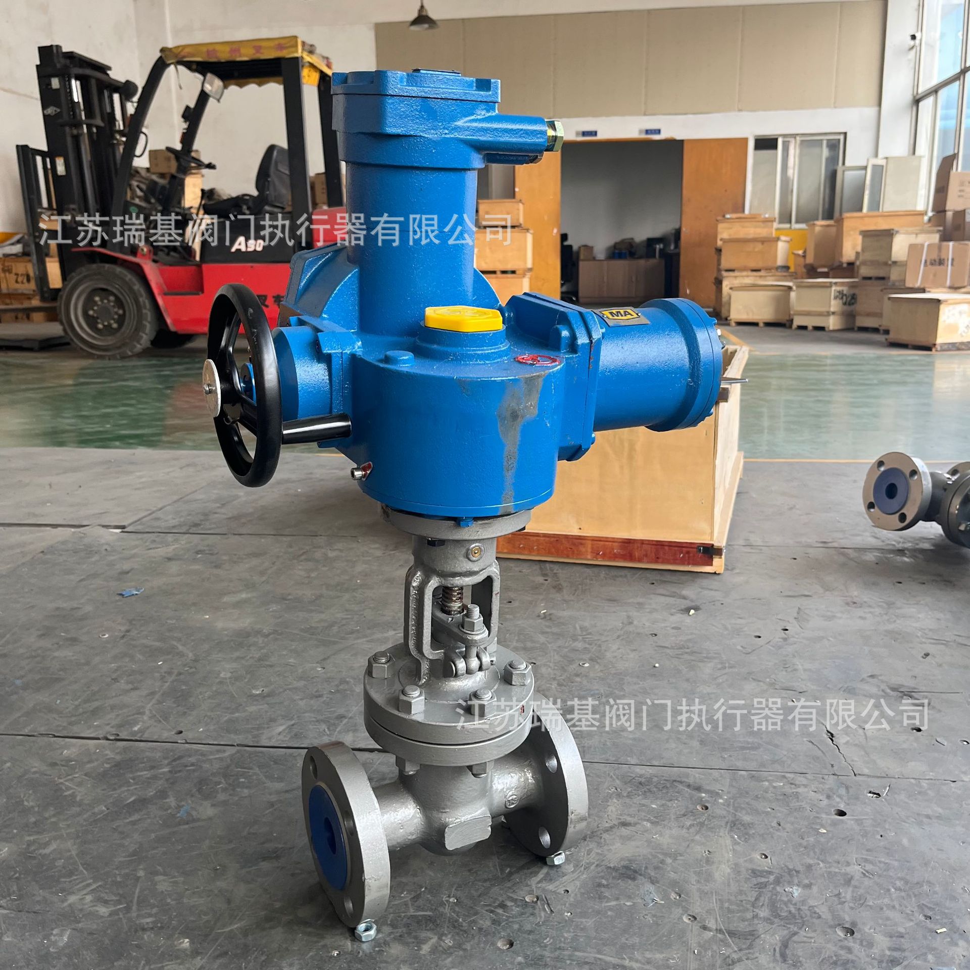 矿用一体式电动闸阀MZ941H-40 管径125 485通讯接口 AC660V