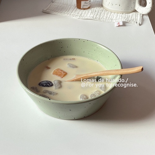 ins风燕麦早餐碗酸奶甜品水果沙拉碗家用吃饭碗泡面碗网红一人食