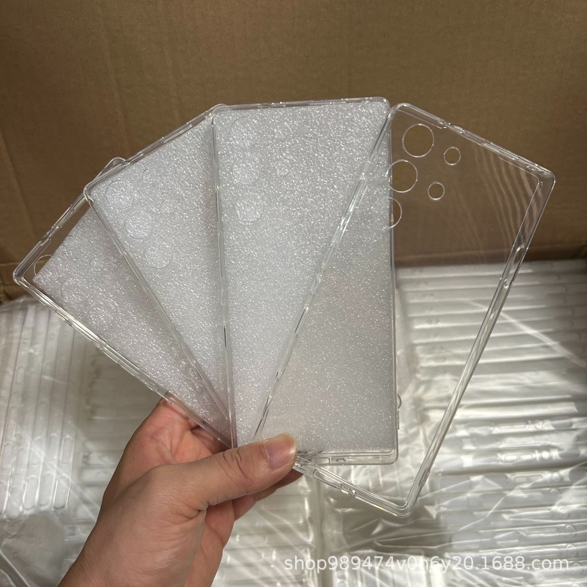 1.2MM超薄耐黄直边透明素材壳 适用红魔11PRO精孔防摔TPU手机壳