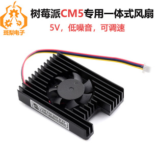Raspberry pie CM5 radiator heat sink adjustable speed cooling fan 5V 3007