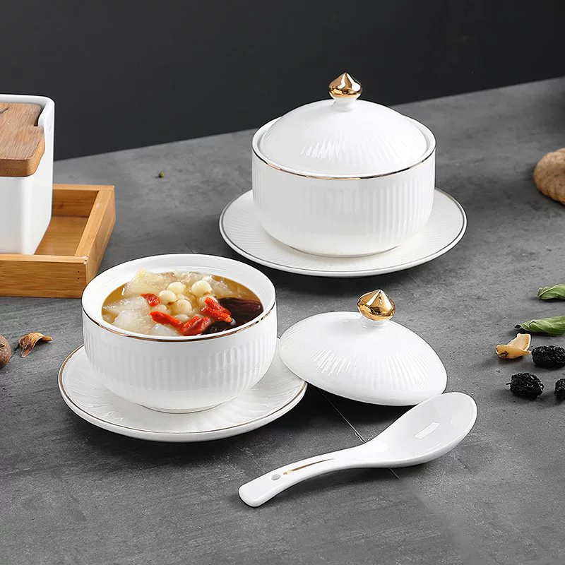 Стена с прыжковой бабочкой, кастрюля для супа керамическая, гнездо птицы, десертная миска с крышкой, коммерческая водянка - кислым варево, домашняя кастрюля