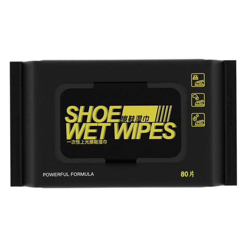 Салфетка для обуви Кожаная влажная салфетка 80 штук Белая Чистка обуви Артефакт Белая обувь Влажная салфетка Обеззараживание Влажная салфетка