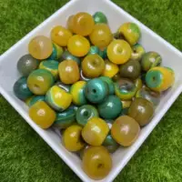 Высокие масла желто-зеленая цветочная тарелка Daruo 13X16mmmDIY ювелирные изделия ручной работы с бисером разбросанный бисер агат материал оптом