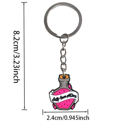 20 keychain gifts keychain accessories DIY school bag decorations PVC soft rubber gifts are accessories cartoon
