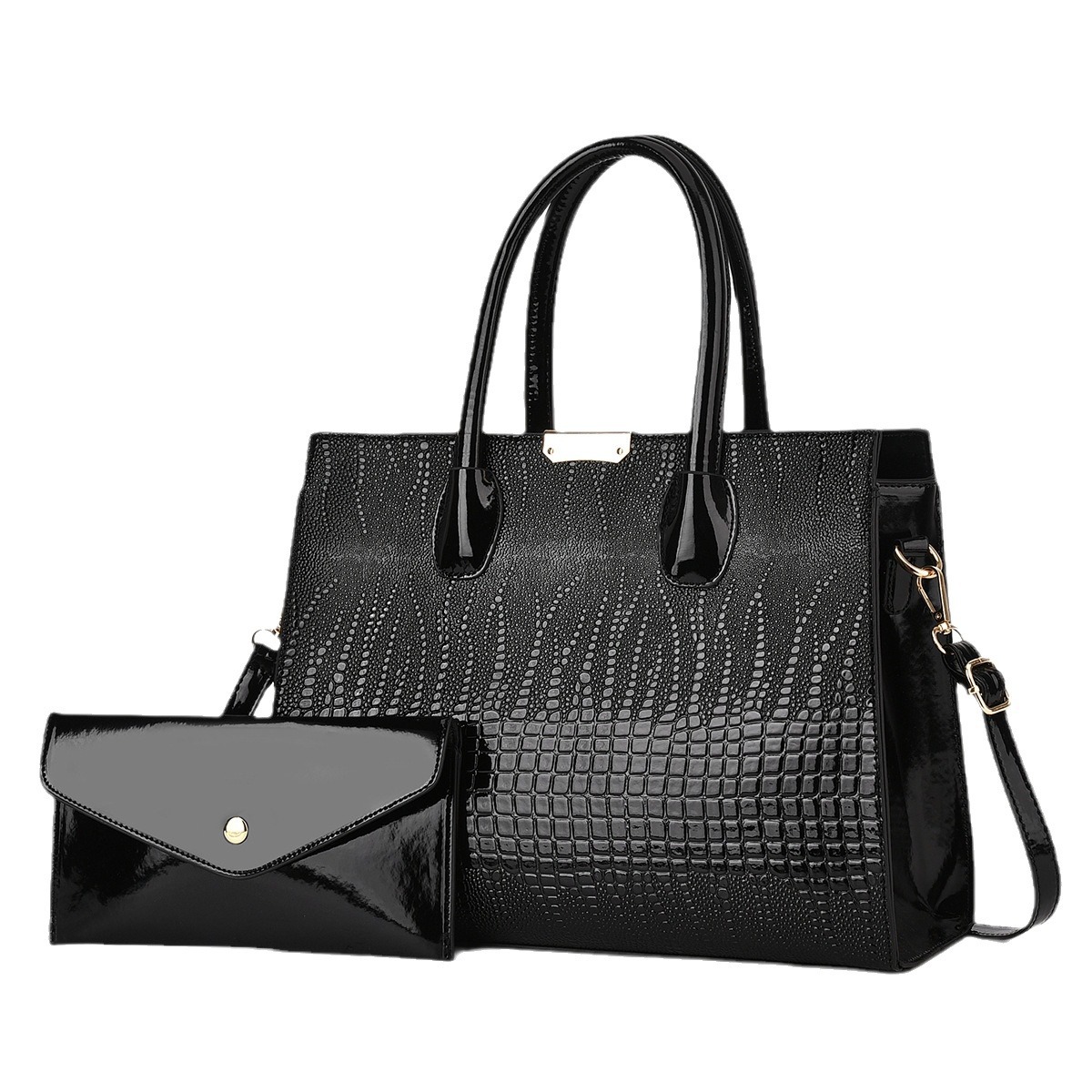 High quality durable mother and child bag, shoulder bag, classic stone pattern bags_voghion.com