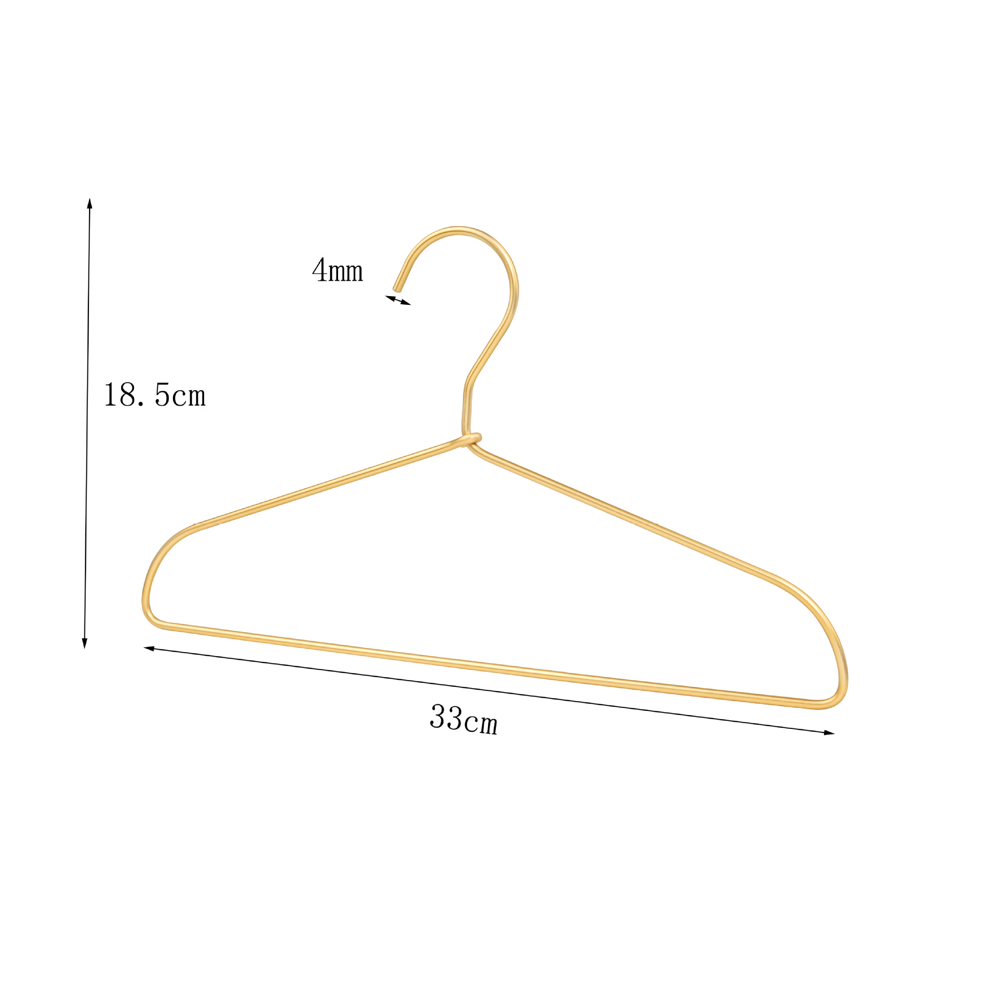 Percha de aluminio no impresa pantalones de secado de metal pantalones de rack clip percha de aleación de aluminio sin costura ropa gruesa antideslizante soporte ventas directas de fábrica