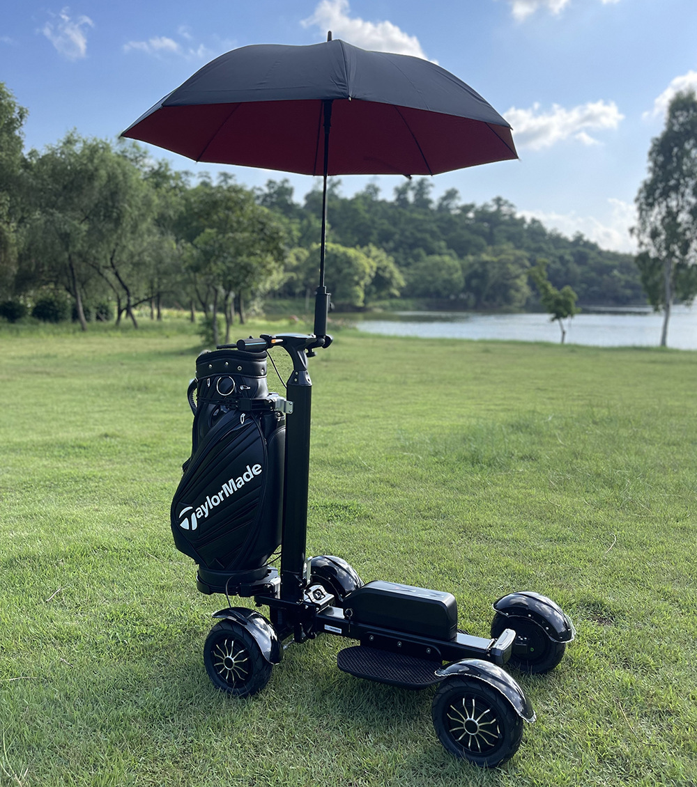 Retuol Four-Wheel Electric Golf Cart Scooter Foldableable and Detachable for 18 Holes Drop Shipping