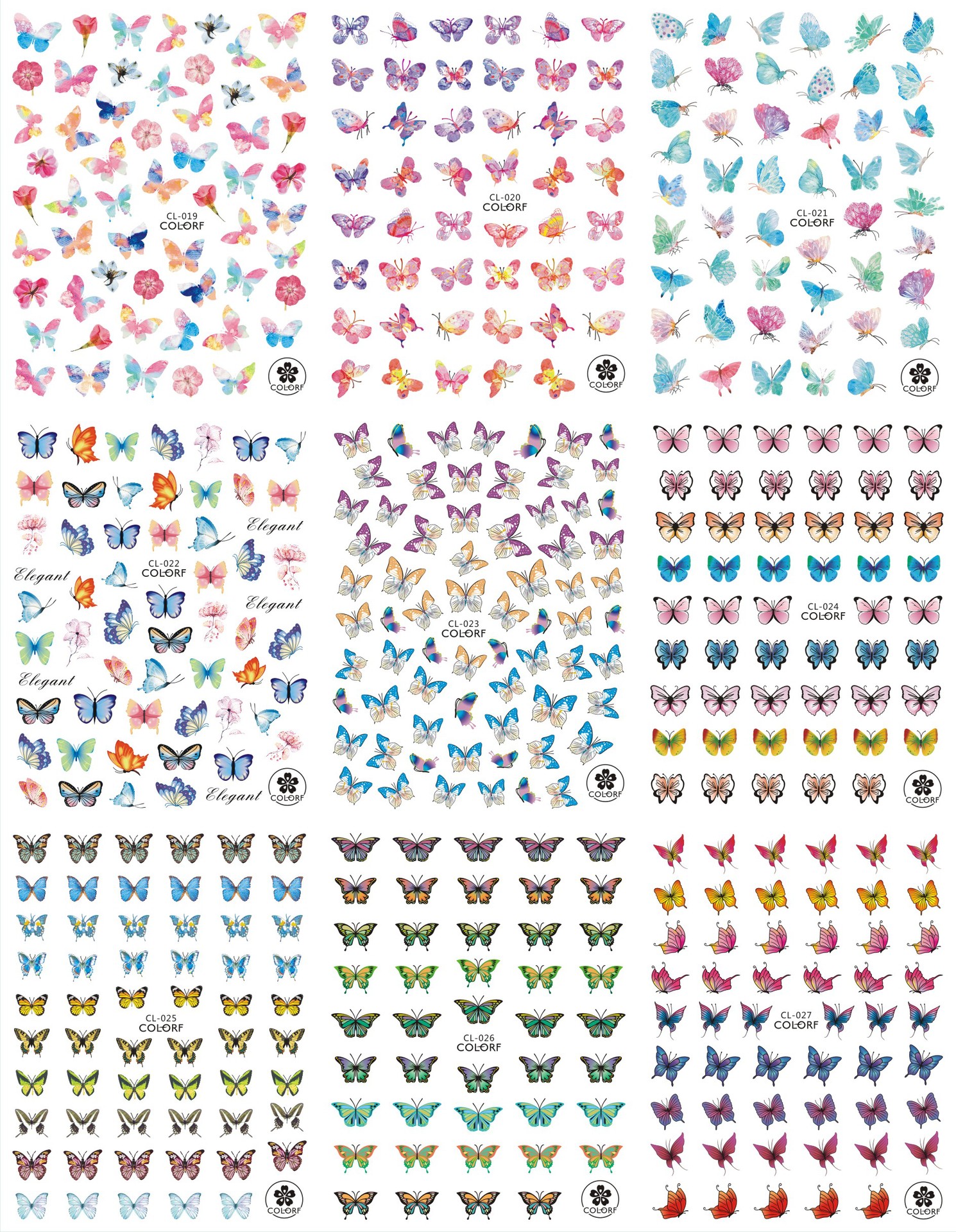 镭射炫彩CL019-027