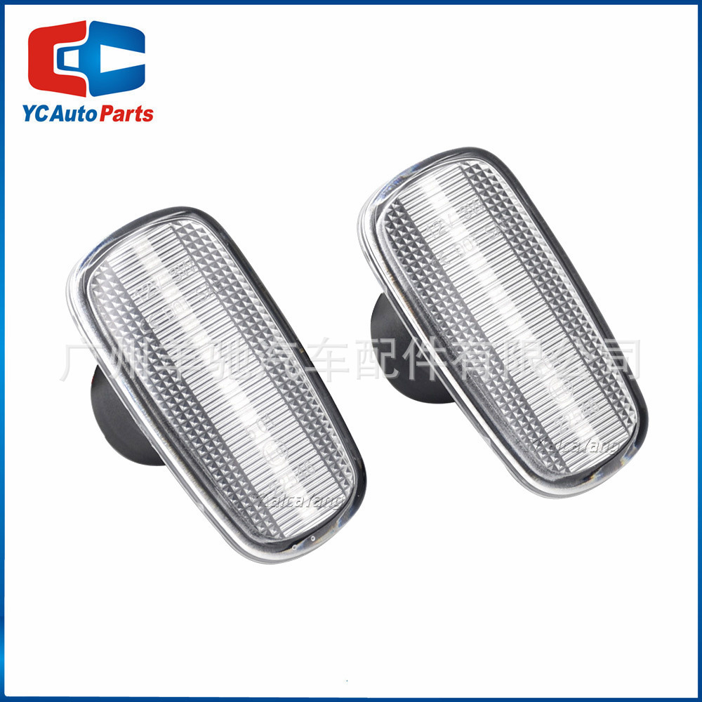 Adecuado para toyota tyrannite landkuroze viejo prado 2700 guardabarros luz LED corriente de agua luz lateral