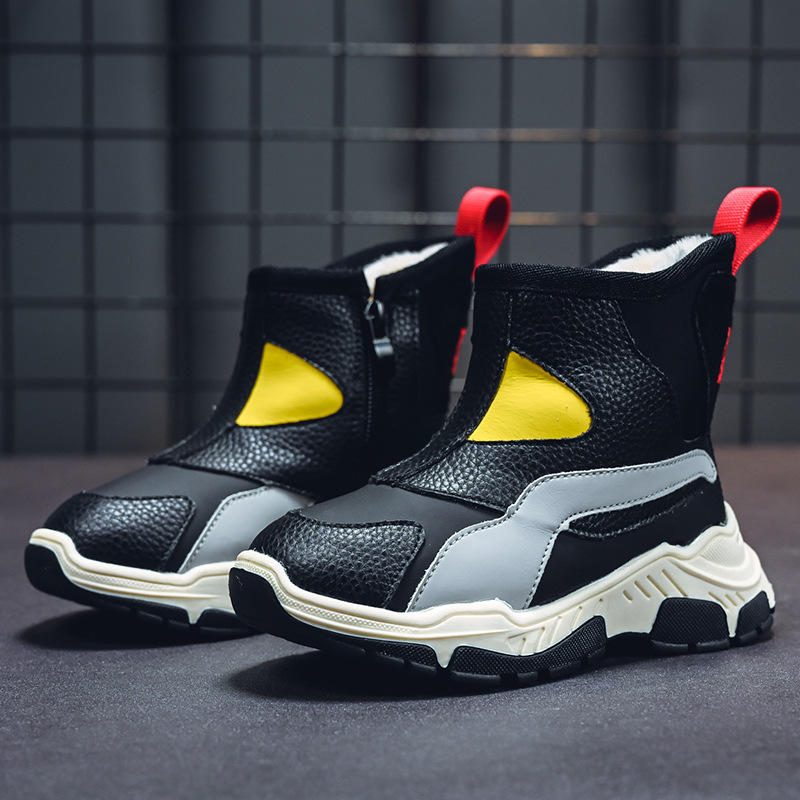 Scarpe per bambini nuove da uomo invernali 2023 per bambini, stivali da neve per ragazze, scarpe di cotone spesse e morbide_voghion.com