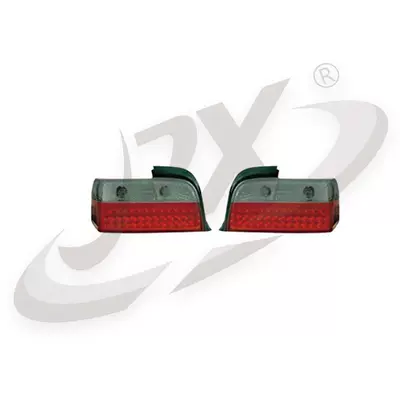 Tail light | reverse light 325 - red-and-gray-led-tail-lights-left-and-right-pair-for-two-door-vehicles-bmw-3-series-e36