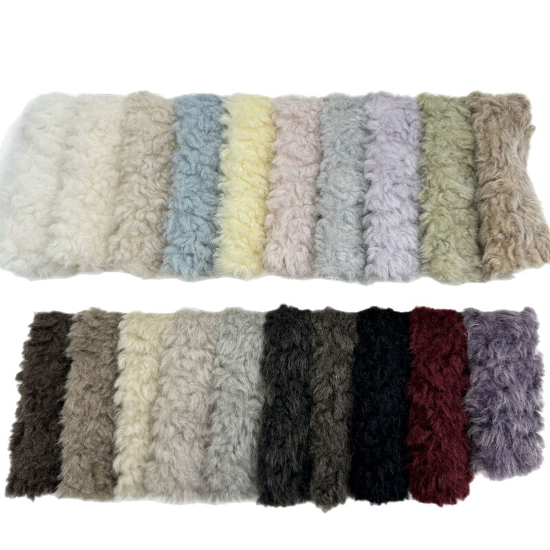 Tigrado Sheep Curly Wool Imitation Wool Fabric, North American Cashmere, Thick and Soft Fur, Plush Shoe Material, Toy Material Tigrado Sheep Curly Wool Imitation Wool Fabric, North American Cashmere, Thick and Soft Fur, Plush Shoe Material, Toy Material