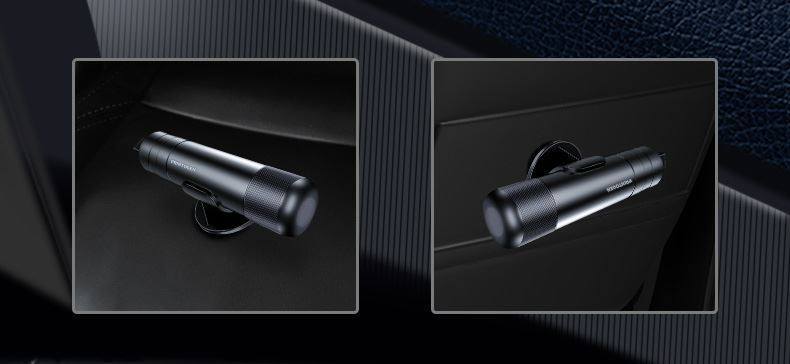 Window-Breaking Tool, Car Window Breaker with Cutter, Safety Hammer, In-Car Life-Saving Glass Escape Tool, Multifunctional Car Window Device