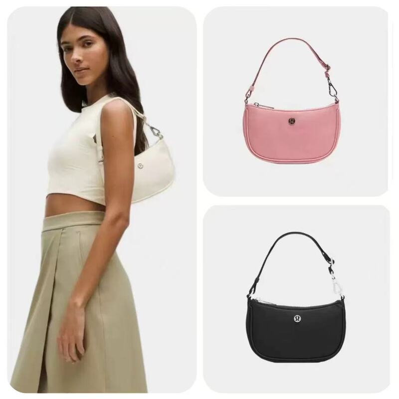 Lulu Brand Underarm Bag for Women, Lulu Mahjong Bag, Canvas Mini Phone Bag, Shoulder Handbag, Small Tote Bag for Work Lulu Brand Underarm Bag for Women, Lulu Mahjong Bag, Canvas Mini Phone Bag, Shoulder Handbag, Small Tote Bag for Work