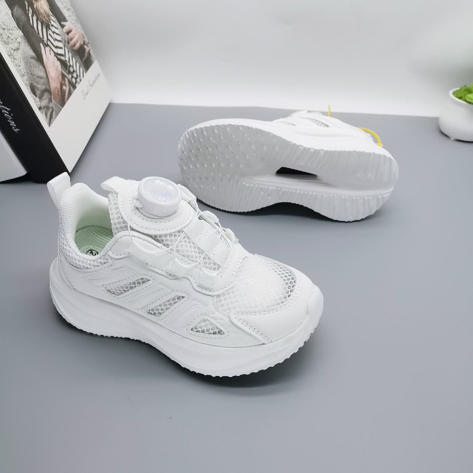 Zapatillas blancas para vacaciones, talla 28-38, con placa de carbono, malla transpirable, zapatos para niños, zapatos deportivos para niños, zapatos para niñas, zapatos transpirables