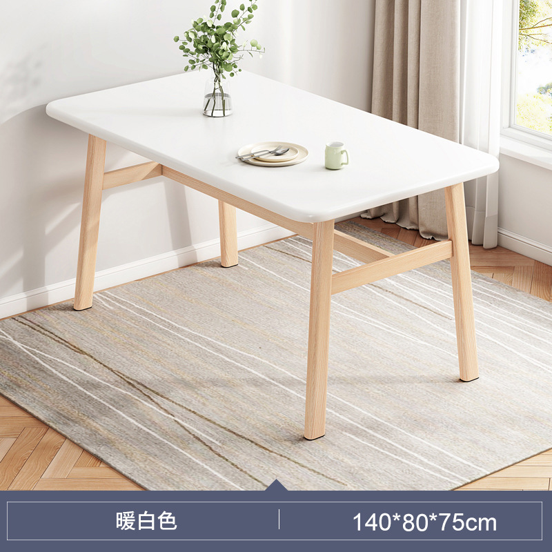 Apartamento pequeño mesa de comedor sala de alquiler mesa de comedor casa moderna mesa de comedor simple restaurante rectangular mesa de comedor y silla combinación