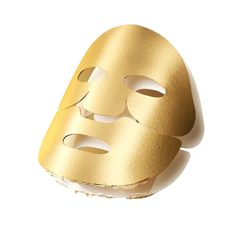 máscara de artillería de colágeno de línea de teatro personalizada firmemente anti-arrugas micromoléculas de oro calentado lámina de oro parche máscara de etiqueta procesamiento image 7