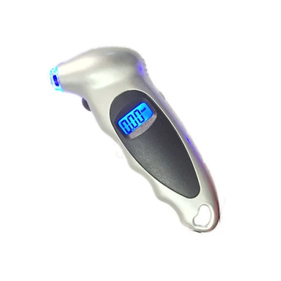 tire pressure gauge, Air pressure gauge/tire pressure gauge - silver-tire-pressure-gauge