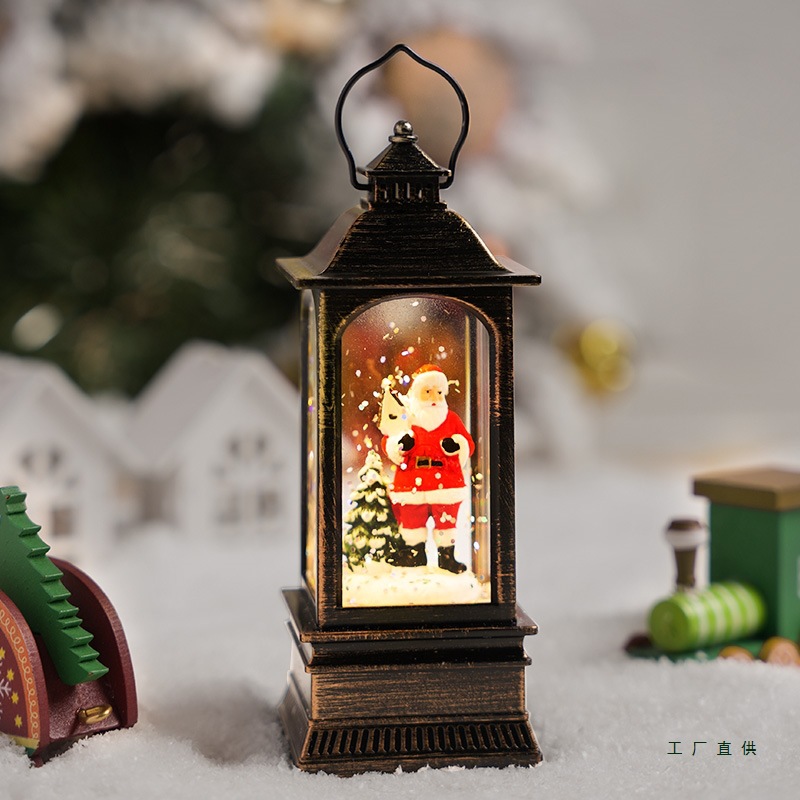 Regalos de Navidad para niños regalos de árbol de Navidad decoraciones de luces nocturnas ornamentaciones bolas de cristal 2025 nuevas niñas