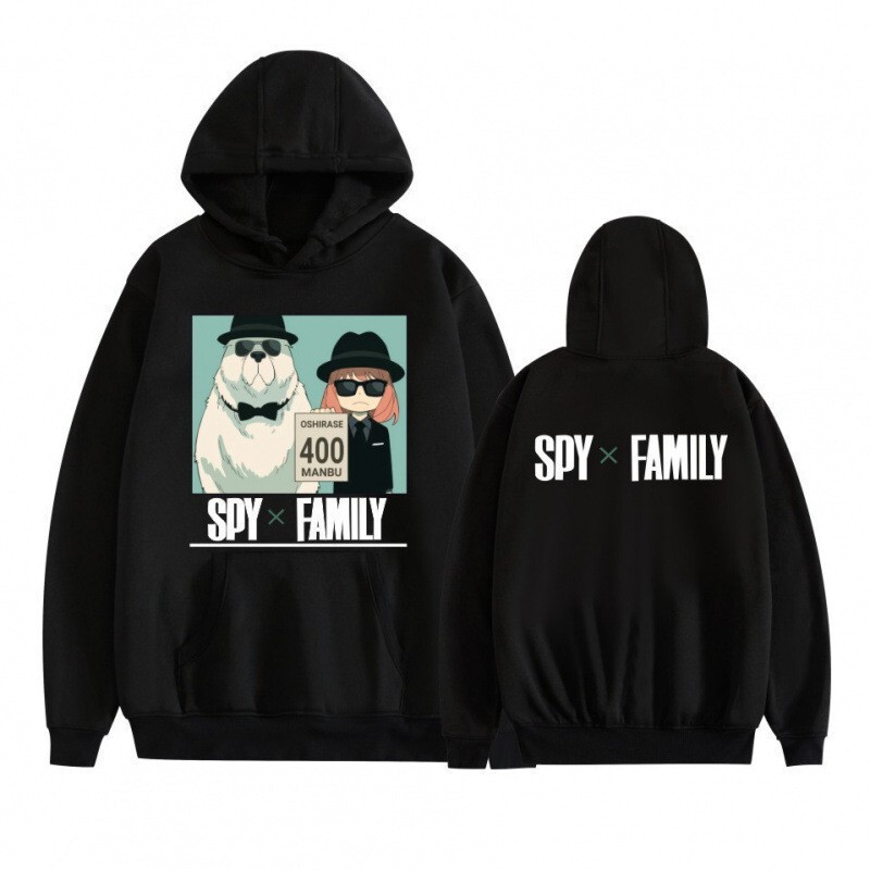 Spy Family Anya Creative and Fun New Couple's Pullover Sweatshirt with Fleece Hoodie for Export
