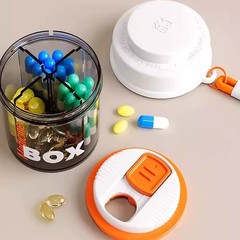 人気のピルボックス、ポータブルピルディスペンサー、週7日、1日3食、密封防湿ミニポータブルピルディスペンサー
