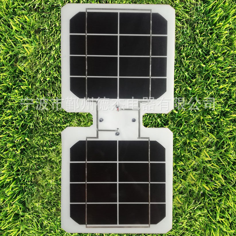 4V 10W 单晶钢板层压板 单晶钢板电池板 太阳能电池板组件