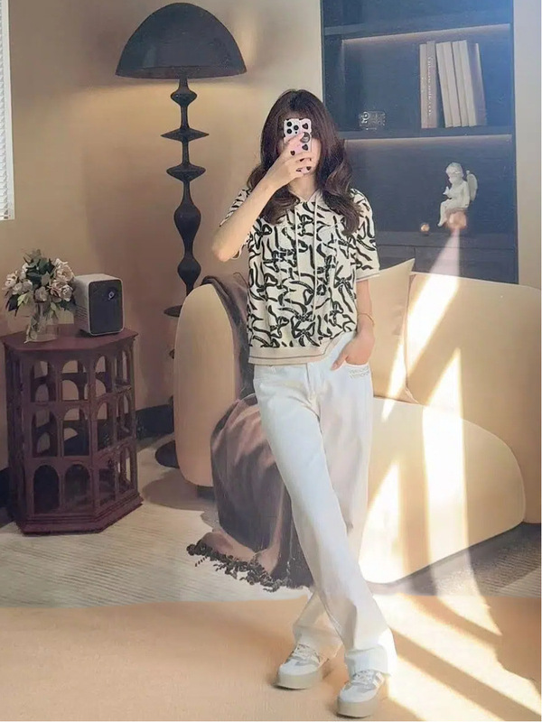 春夏设计感连帽短袖女大码显瘦T恤套装高级感气质上衣小个子女装|undefined