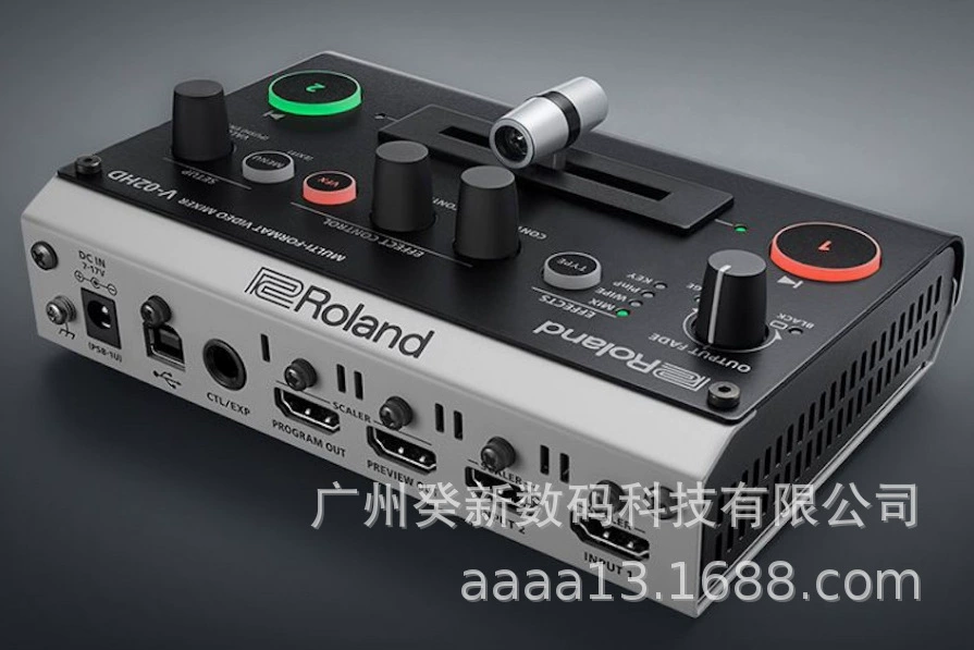 Roland V-02HD 2-канальный мультиформатный видеосвитчер, студия для постановки эфира и захвата для стриминга