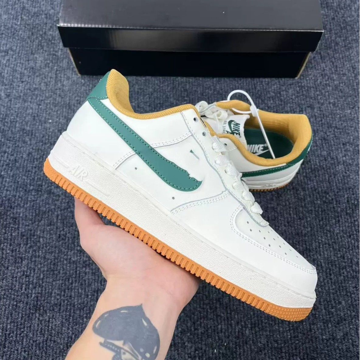 New Foreign Trade Model Af1 Air One Sneakers, Versatile Unisex White Shoes, Trendy Low-Top Casual Shoes