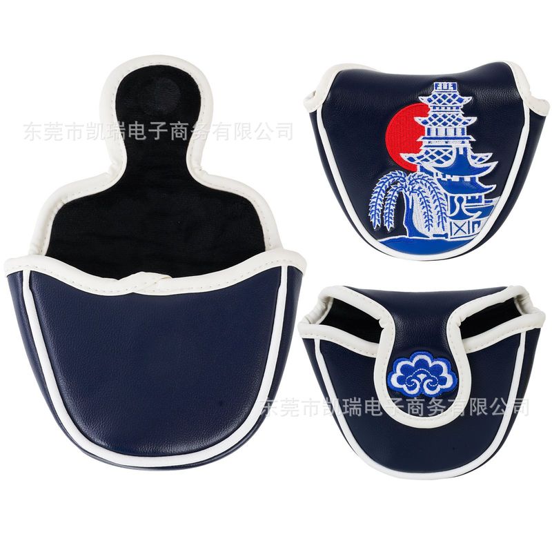 工場スポットゴルフキャップカバーGolf Headcover中国風京劇九色鹿ゴルフクラブカバー|undefined
