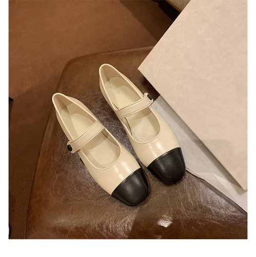 2024 new fashion high heels for women color matching sexy fashion single shoes for women spring versatile small fragrant style women's shoes