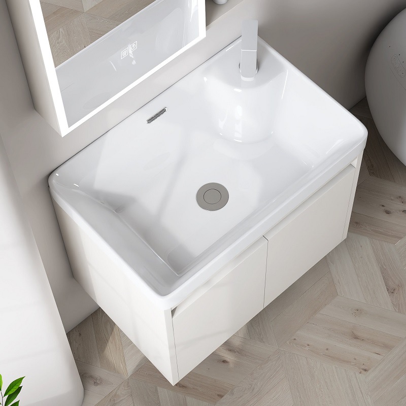 Color crema más profundo espacio gabinete de baño de aluminio tipo pequeño gabinete de lavabo combinado en un lavabo lavabo gabinete lavabo