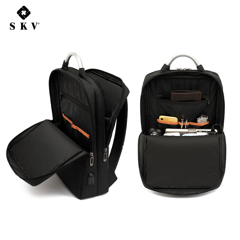 电脑包男背包夏季商务休闲简约出差轻便工作薄款学生书包双肩包女