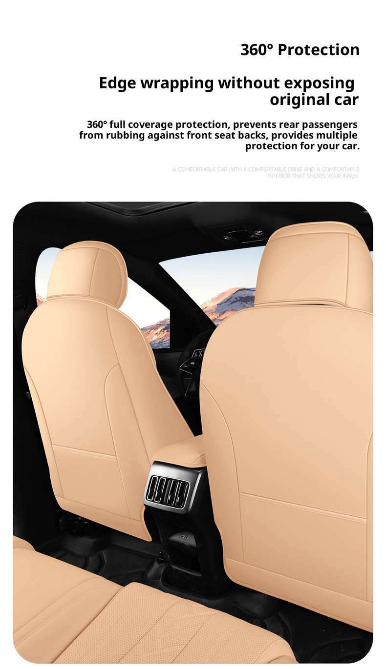 New Model Special Car Song Pro Leather Seat Covers and Cushions for All Seasons, Left-Hand Drive Overseas Right-Hand Drive Seat Covers, Cross-Border Full Coverage Car Seat Cushions