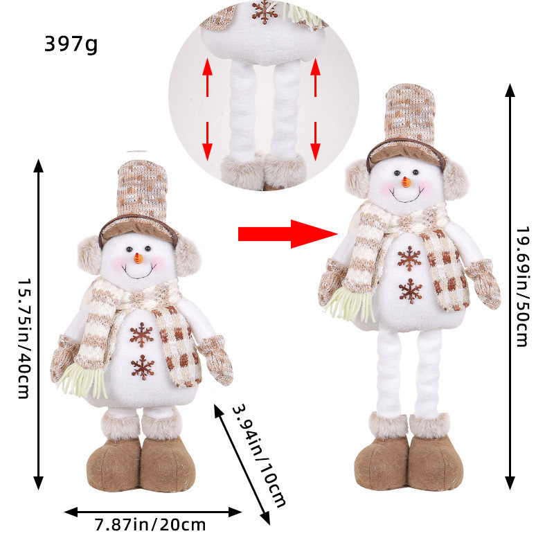 S1-25 sombrero de copa estilo muñeco de nieve