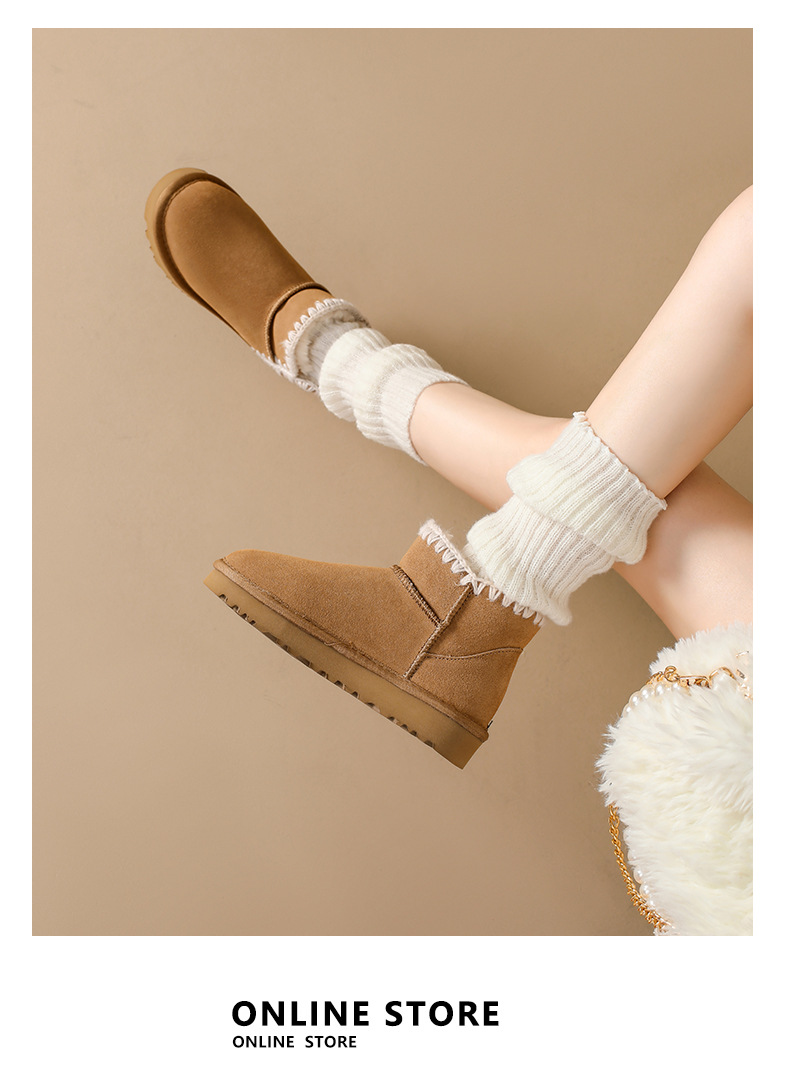 Bottes de neige d'hiver pour femmes, chaussures pour hommes, bottines d'automne et d'hiver, bottes chaudes à la mode pour femmes et hommes, baskets de sport en plein air, 2025_voghion.com