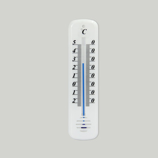 High precision indoor outdoor scale easy to read glass tube plastic thermometer