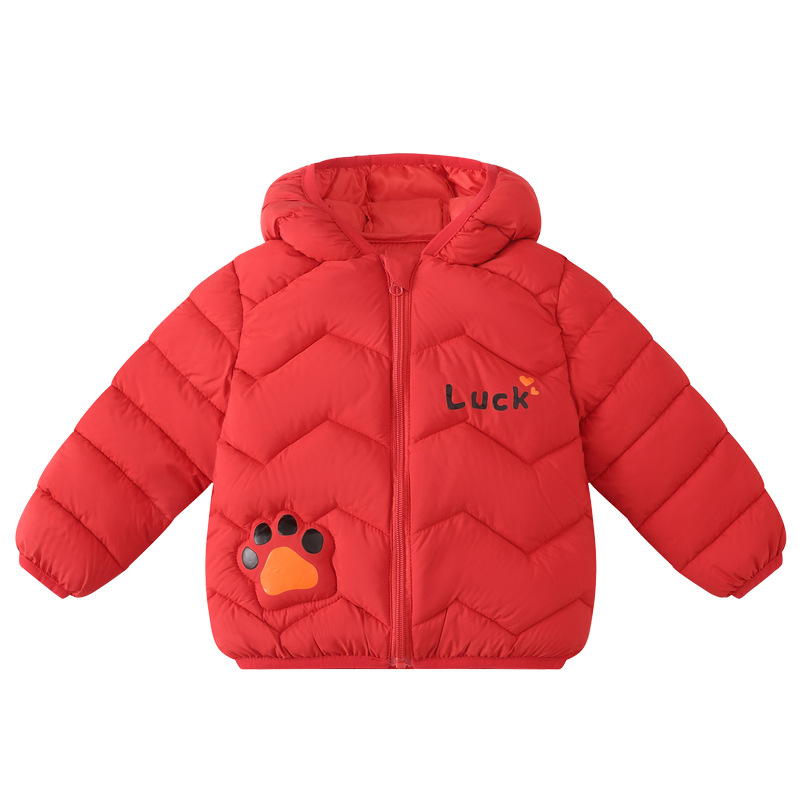 871 ropa de algodón ligero de dibujos animados para niños, ropa de algodón para bebés pequeños y medianos, ropa de abrigo de algodón para niños y niñas de otoño e invierno