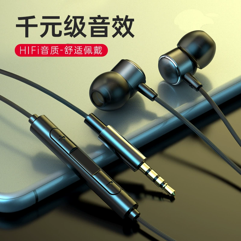 Cross-Border Headphones Wired Typec Metal In-Ear Sleep Computer Game Mobile Phone Kidsren's Karaoke Headphones with Microphone